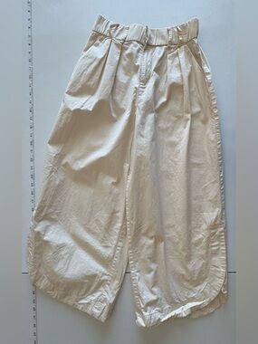 XS Mare Mare x Anthropologie Curved Hem Chino Cotton Pants Light Sand‎